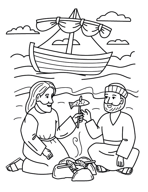 My Bible Story Coloring Books - 50 High Quality Pages (10 Pack) - $0.99 Each