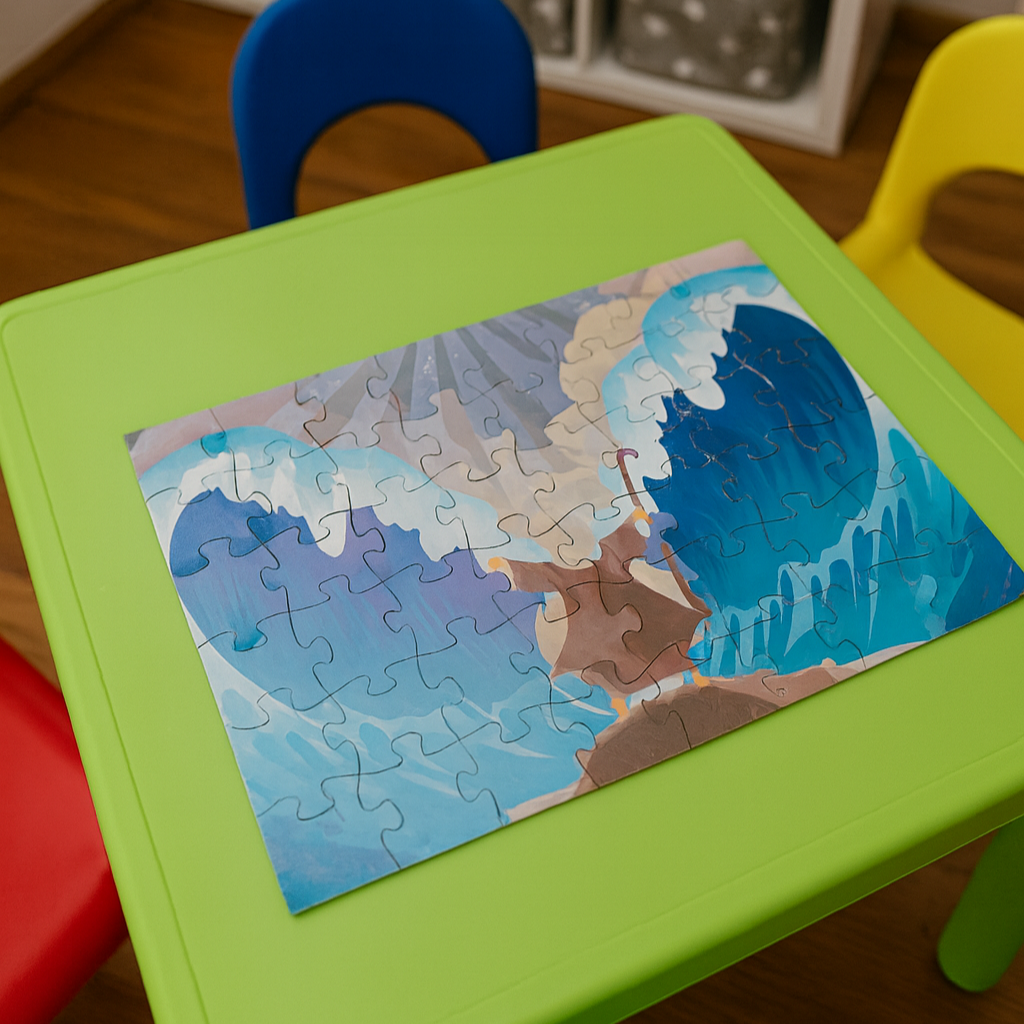MyBible Jigsaw Puzzle (2 Pack) Moses Parting the Red Sea