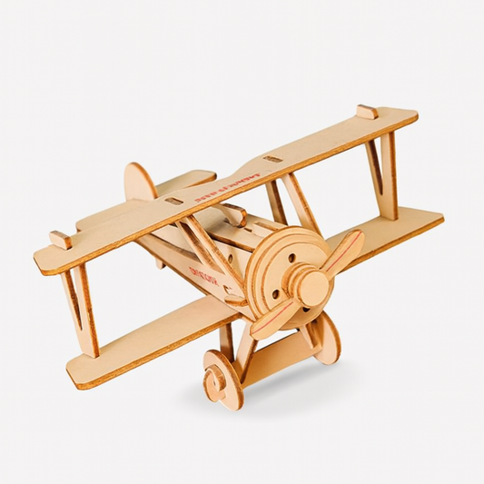 3D Wood Model Set (10 Pack) - Church and Airplane - $0.99 Each