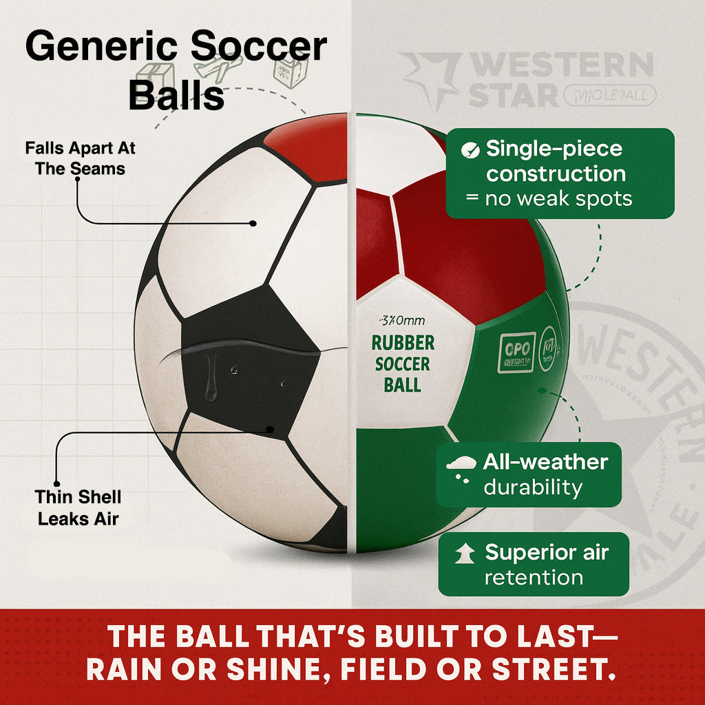 Long Lasting Soccer Balls (10 Pack) - Last 3x Longer!