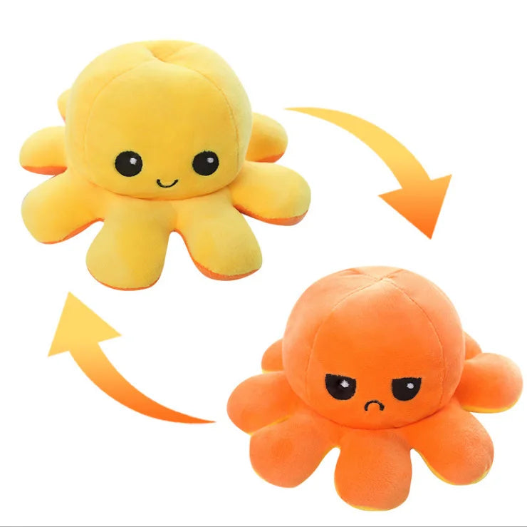 Octopus Plush (5 Pack) - Assorted Colors Reversible