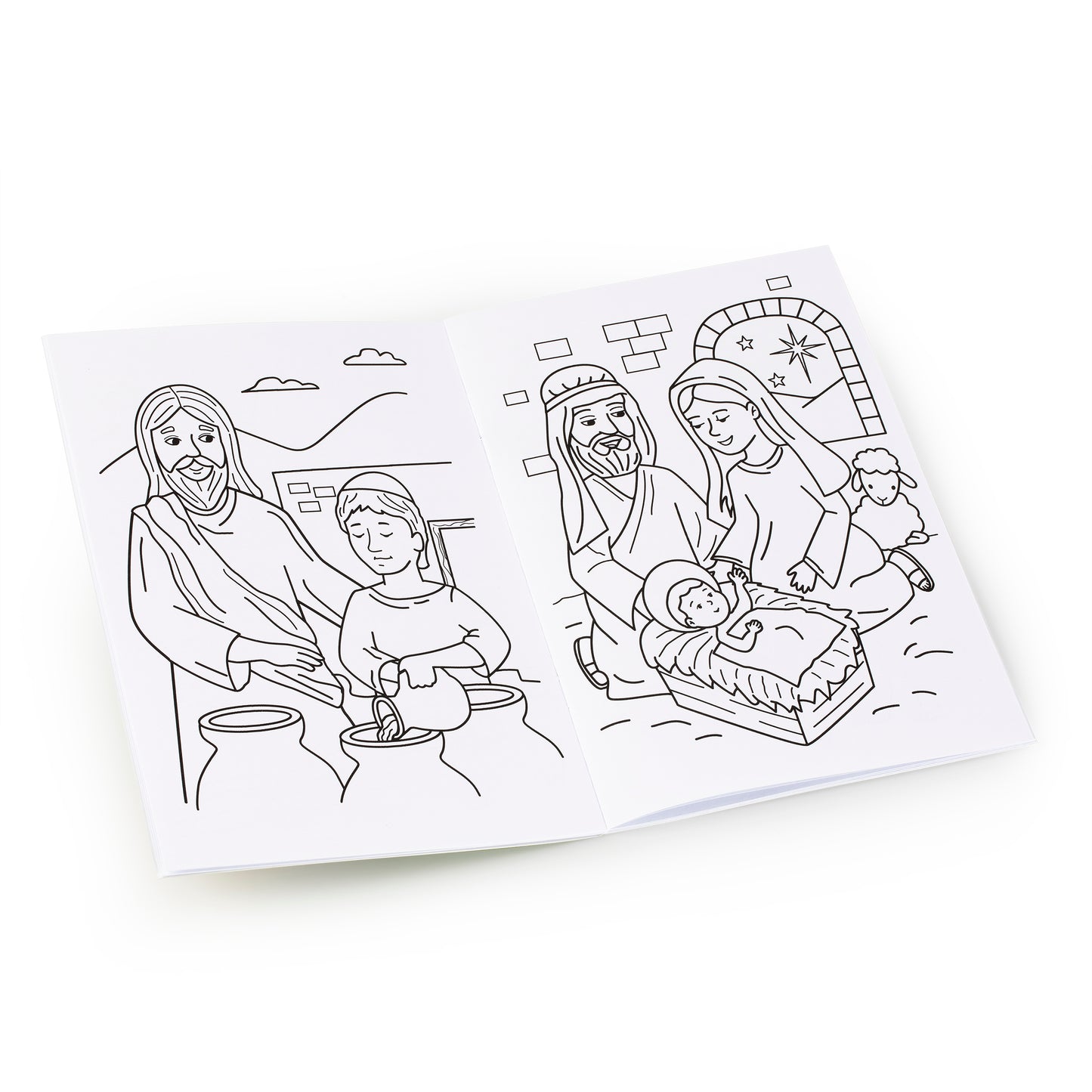 My Bible Story Coloring Books - 50 High Quality Pages (10 Pack) - $0.99 Each