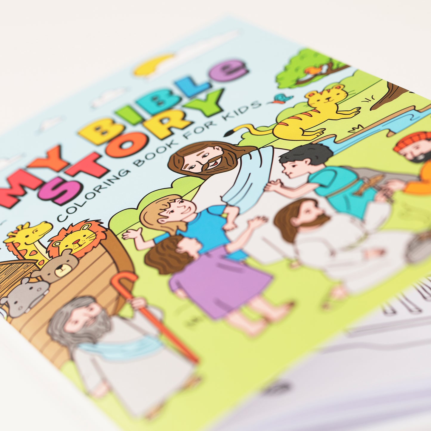 My Bible Story Coloring Books - 50 High Quality Pages (10 Pack) - $0.99 Each