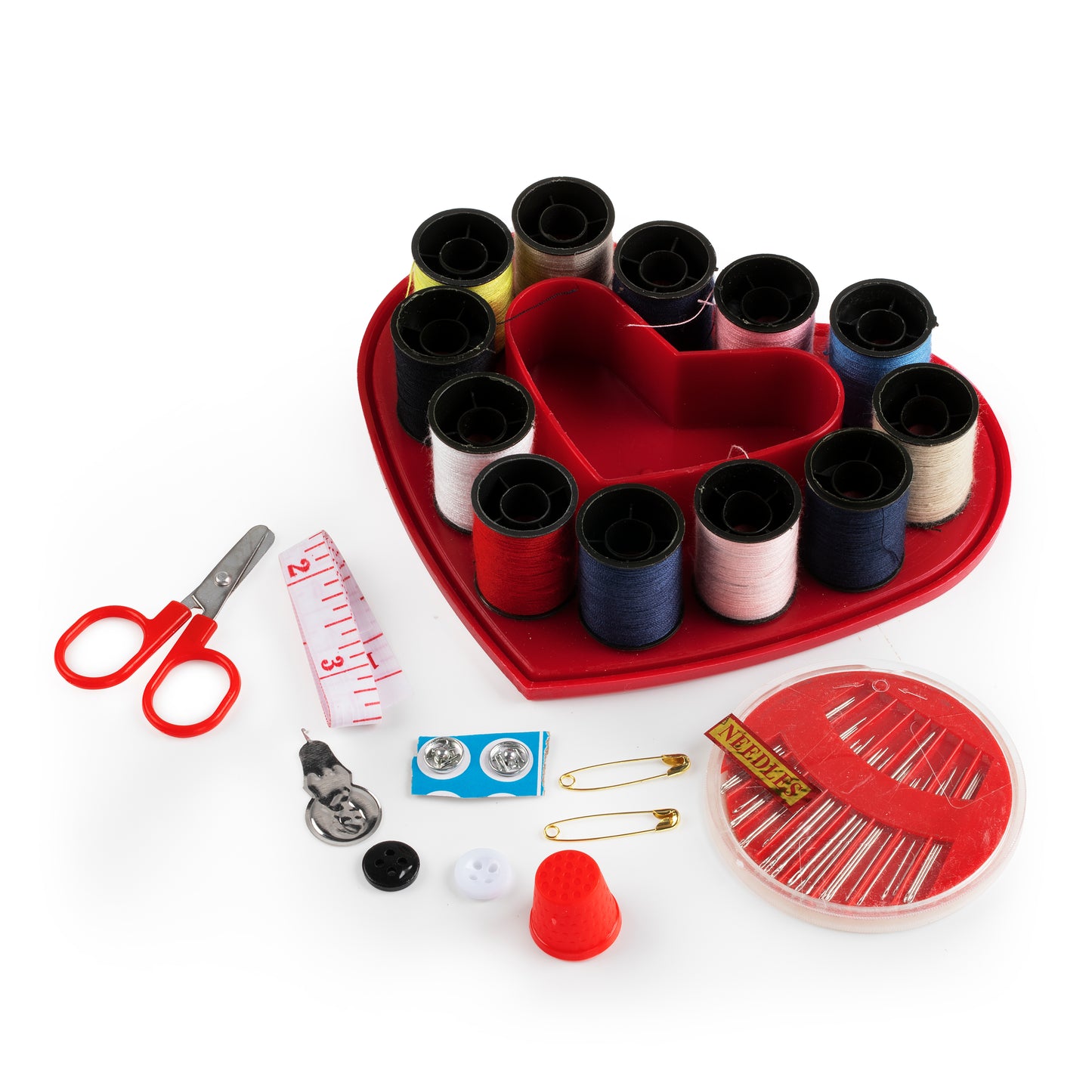 Sewing Kits - Multi-Color Threads, Needles, Scissors and More (5 Pack)