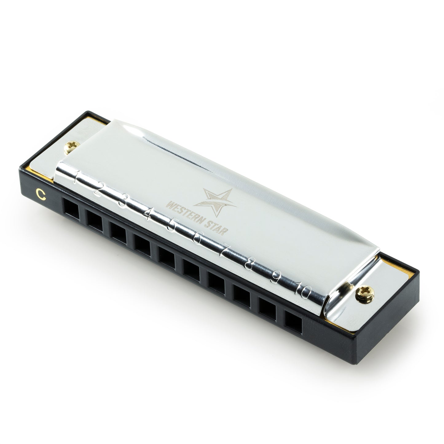 Musical Harmonica (10 Pack) Premium Aluminum with Case - $3.79 Each