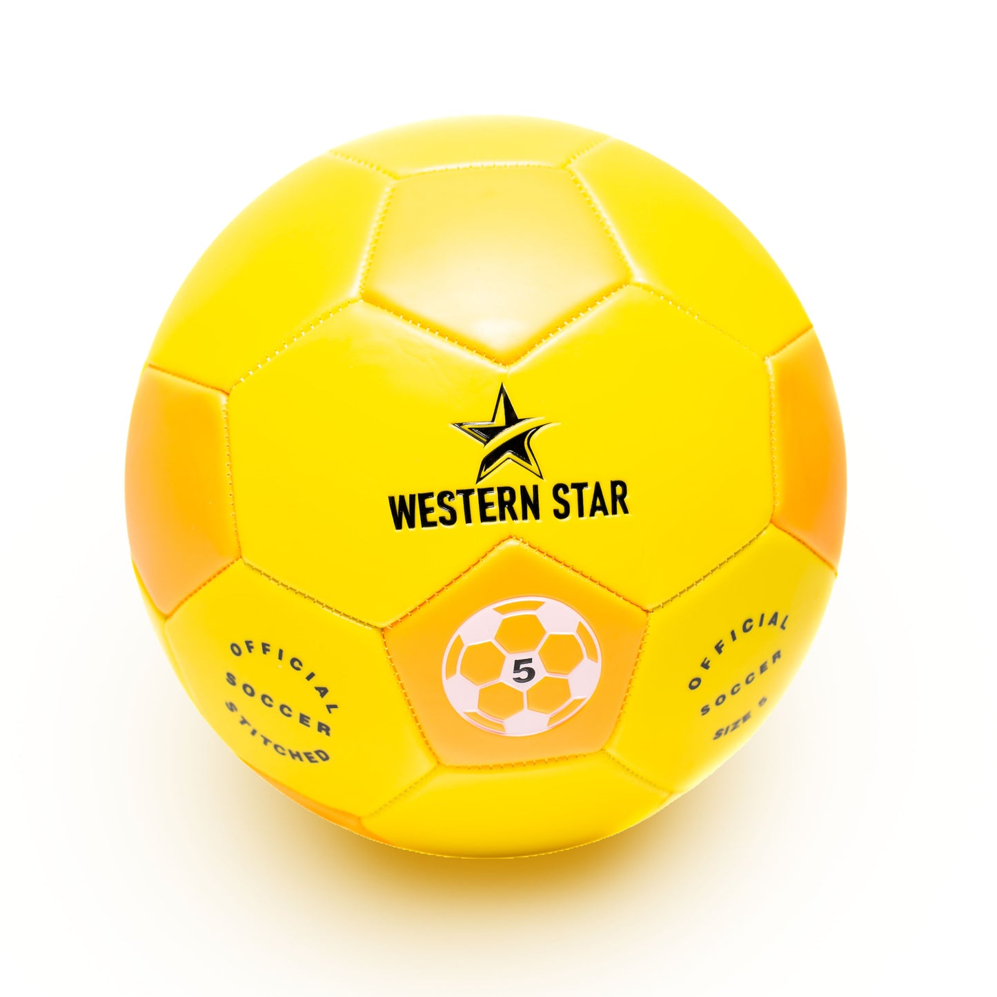 *LOW STOCK* Premium Western Star Soccer Ball (5 Pack) New Color -$5.59 Each