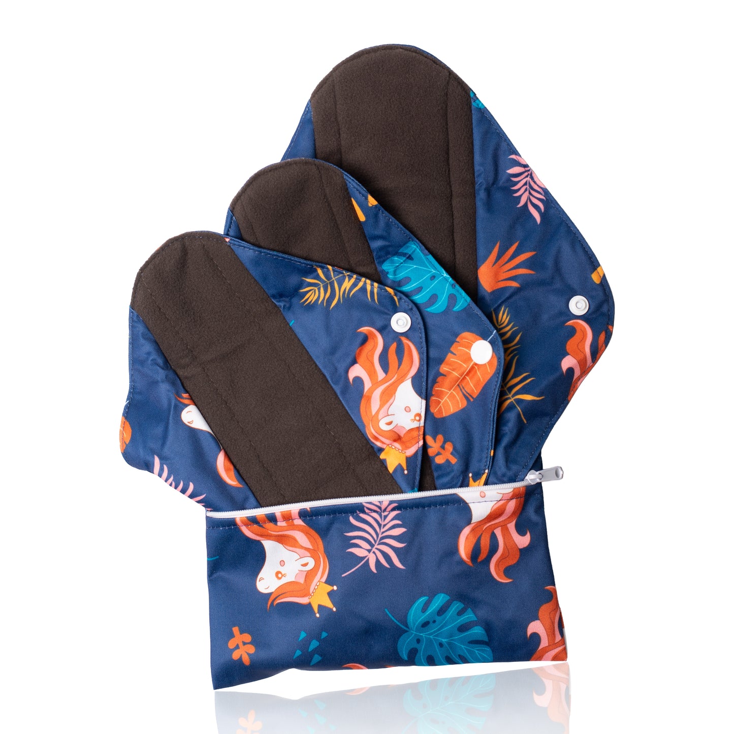 Reusable Sanitary Pad Set (5 Pack) Absorbent and Compact, Essential Hygiene!