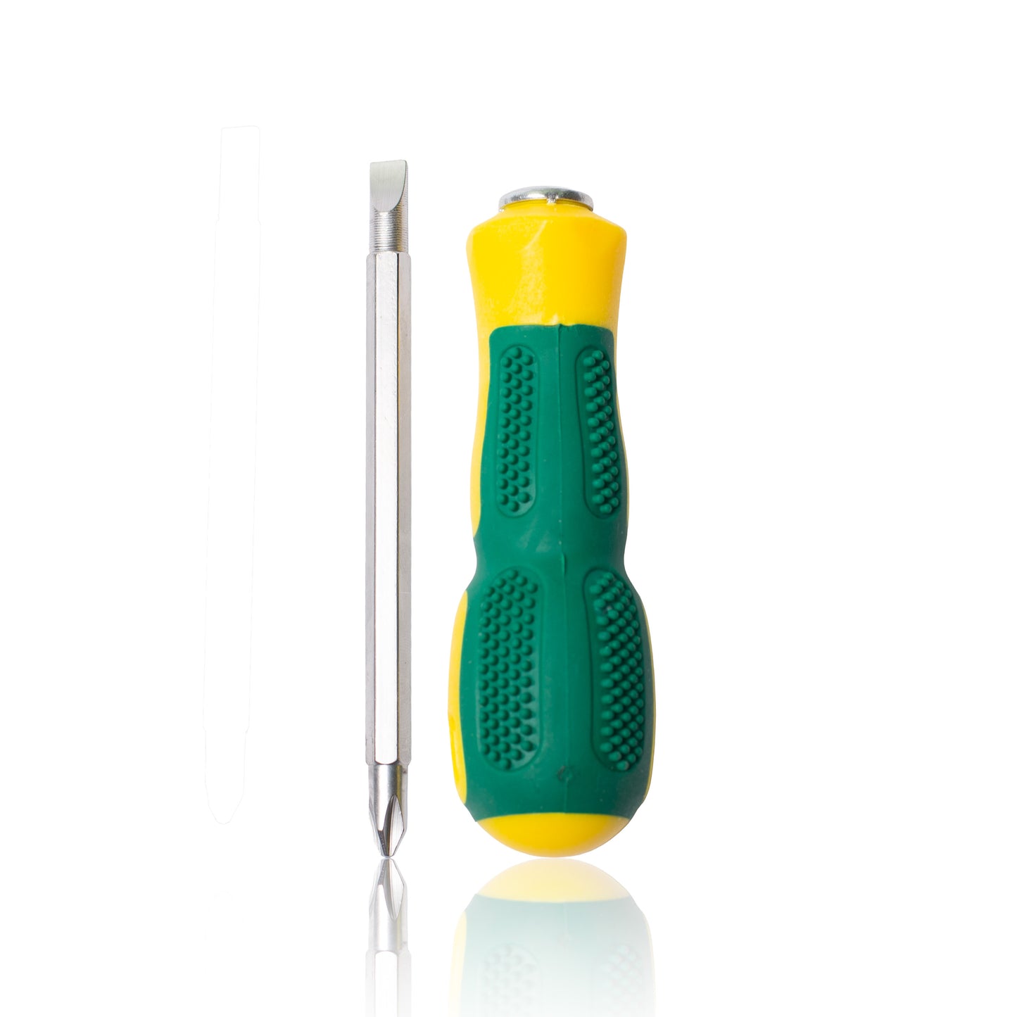 2-in-1 Screwdrivers (24 Pack) Reversible Head - Rubber Comfort Grip, Tough Tool