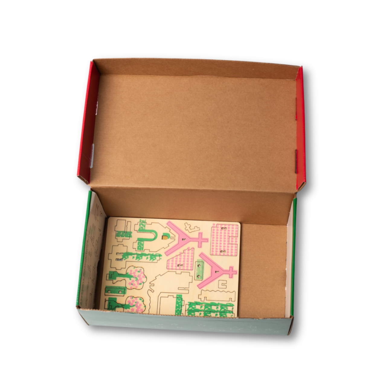 3D Wood Model Set (10 Pack) - Church and Airplane - $0.99 Each