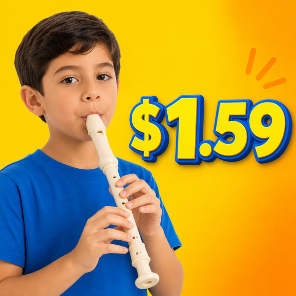Recorders with Cleaning Rod & Finger Chart - 3 Piece - (5 Pack) - $1.59 Each
