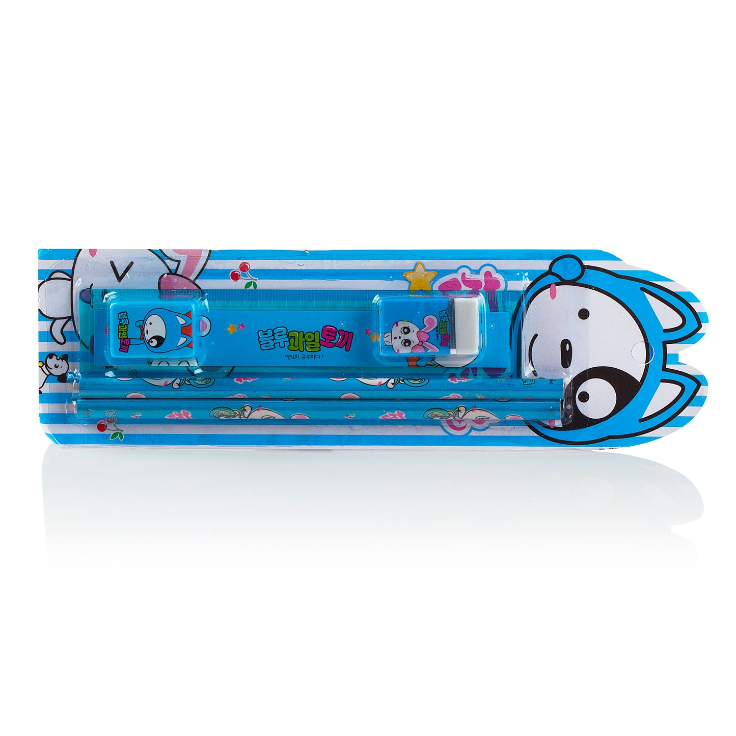 (20 pack) Kids Stationary Pack - 2 Pencils, Ruler, and Eraser Pack