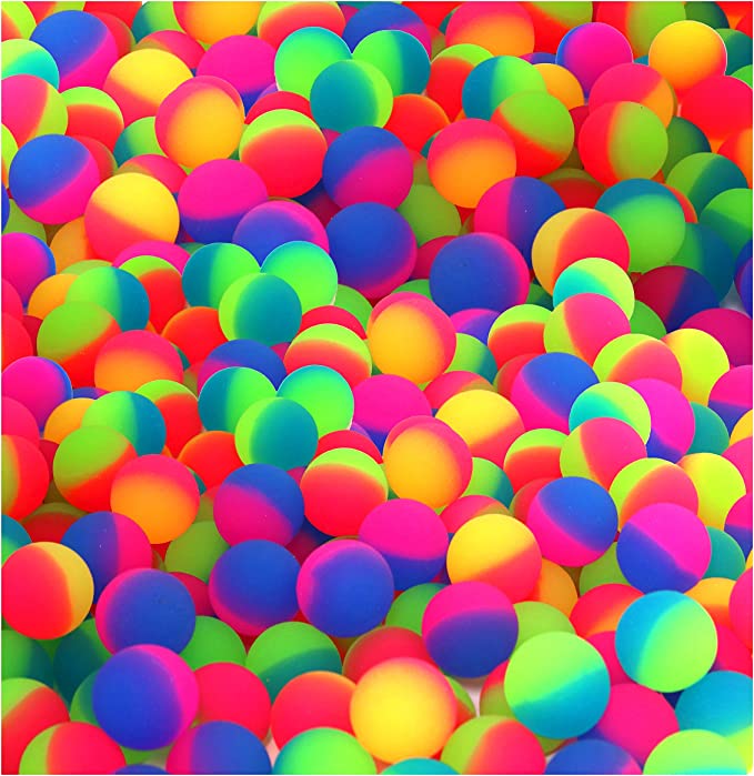 Bouncy Balls - Mini Rubber Bouncy Balls 1" (12 Pack)