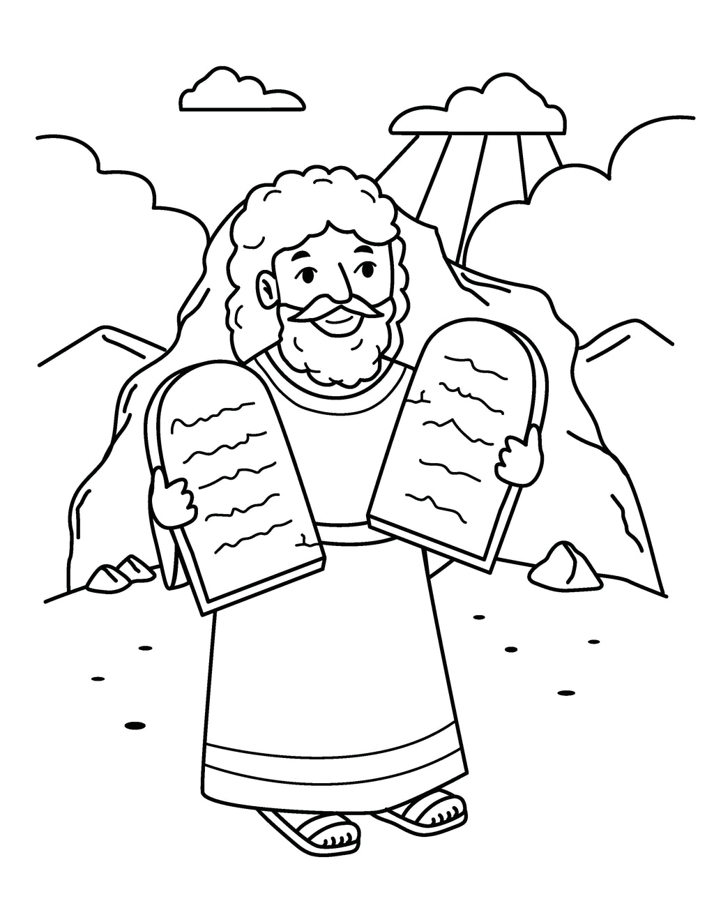 Coloring Books - My Bible Story  - 50 Designs (10 Pack) - $0.95 Each