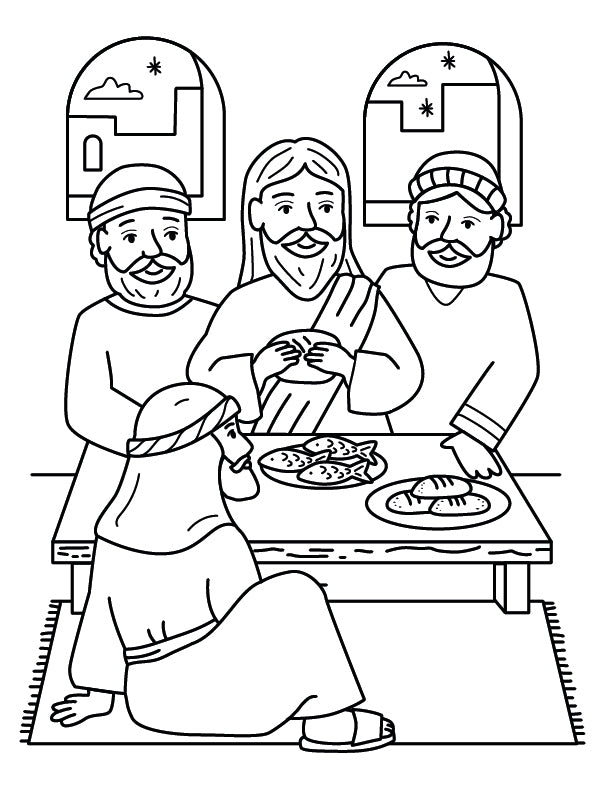 Coloring Books - My Bible Story  - 50 Designs (10 Pack) - $0.95 Each