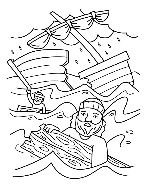 My Bible Story Coloring Books  - 50 High Quality Pages (10 Pack)