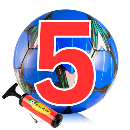 2026 New & Improved - Western Star Soccer WOW Bundle (10 Pack) - Ball, Pump & Needle - Shoebox Favorite - Size 4 & 5 - $5.49 Each