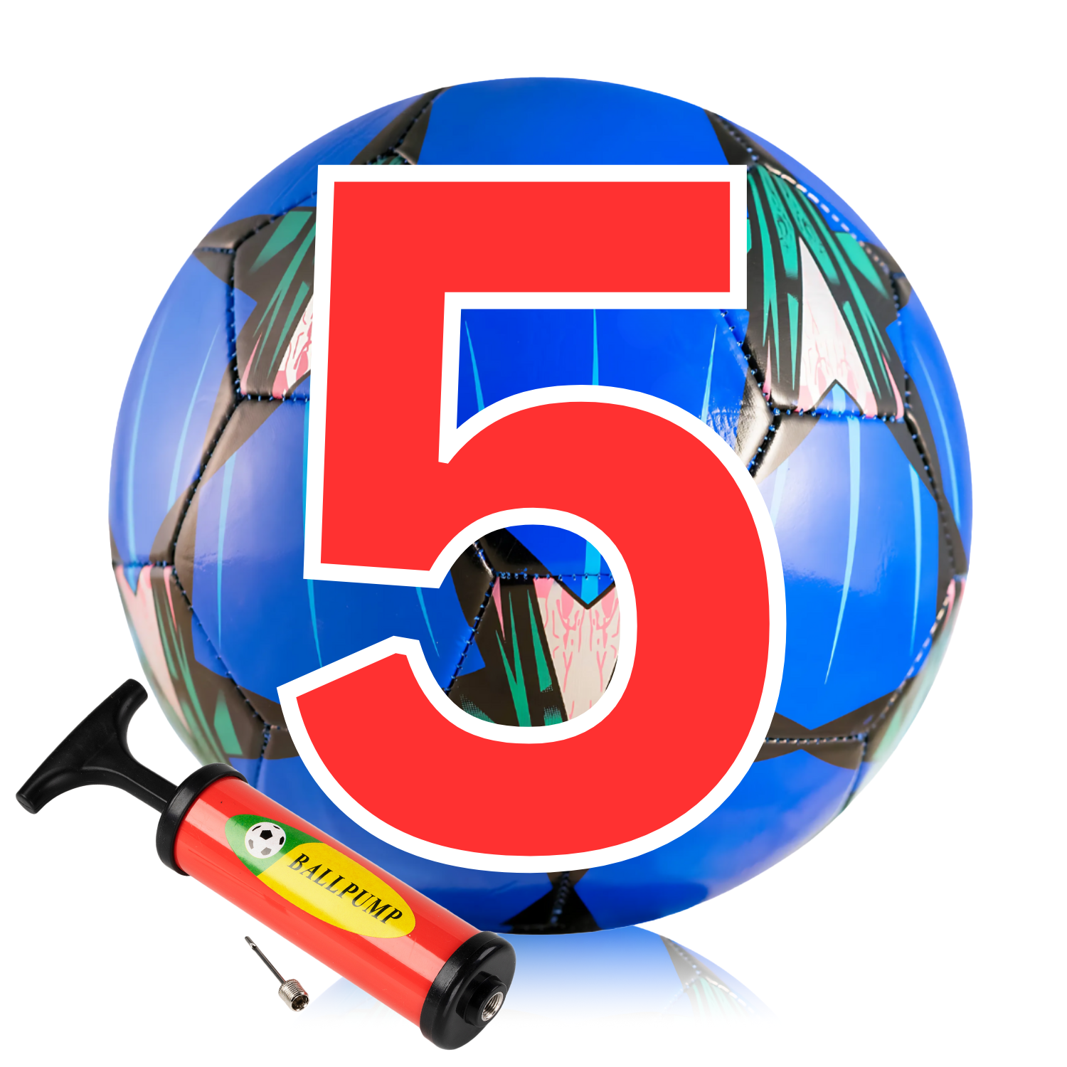 2026 New & Improved - Western Star Soccer WOW Bundle (10 Pack) - Ball, Pump & Needle - Shoebox Favorite - Size 4 & 5 - $5.49 Each