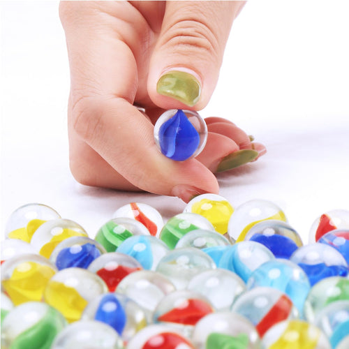 Marbles Glass Cats Eye - 400 Total Marbles! (20 Pack)
