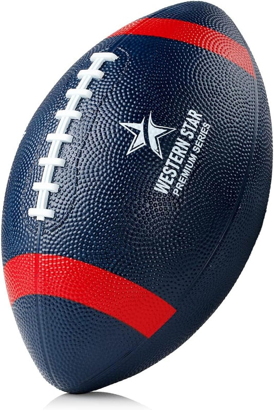 *CLEARANCE* Full Size 9 American Footballs (5 Pack) - 5 Color Varieties - With Pumps - $4.49 Each
