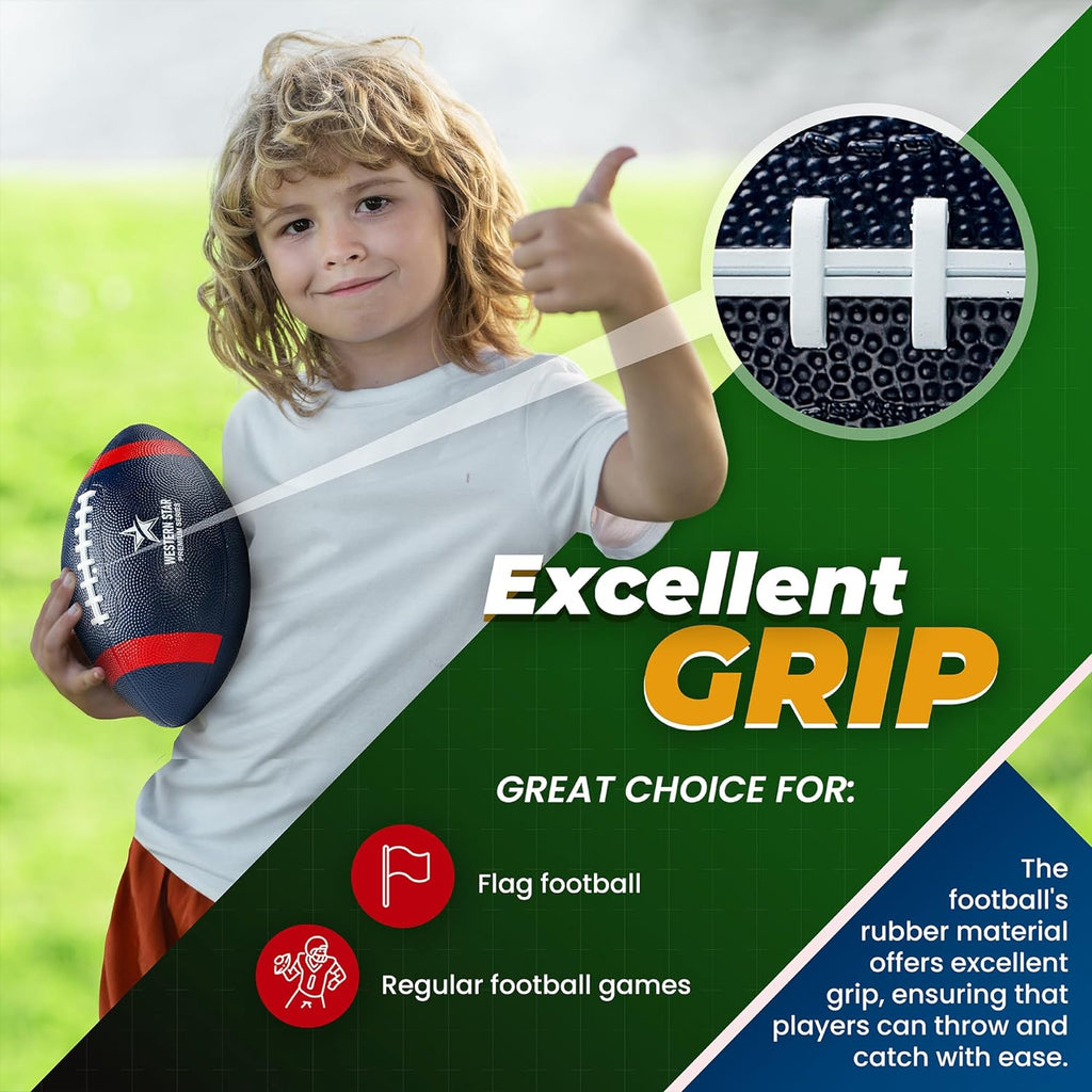 *CLEARANCE* American Footballs (5 Pack) - 5 Color Varieties - With Pumps - Starting at $2.99