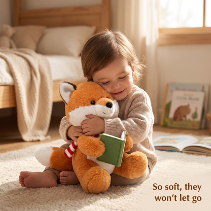 Animal Plush - Extra Soft  (6 Pack) - Reading Friends - Super Adorable Stuffy With Scarves - $3.49 Each