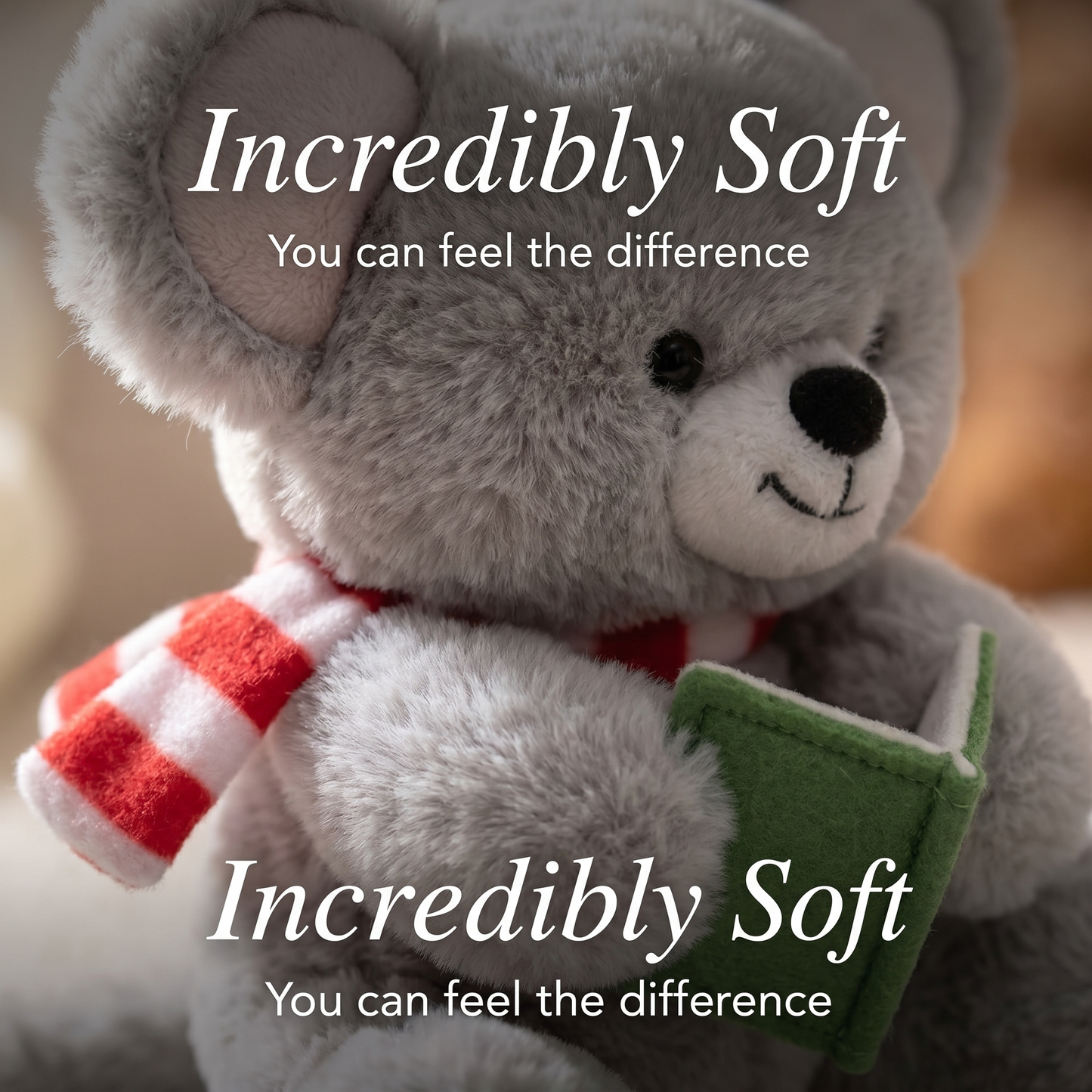 Animal Plush - Extra Soft  (6 Pack) - Reading Friends - Super Adorable Stuffy With Scarves - $3.49 Each