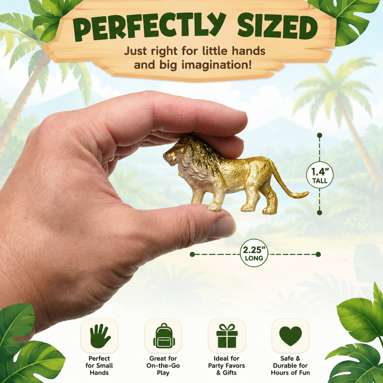 Noah's Animal Friends - Set of 12 Mixed Mini Animals (5 Sets) - $1.99 Per Set