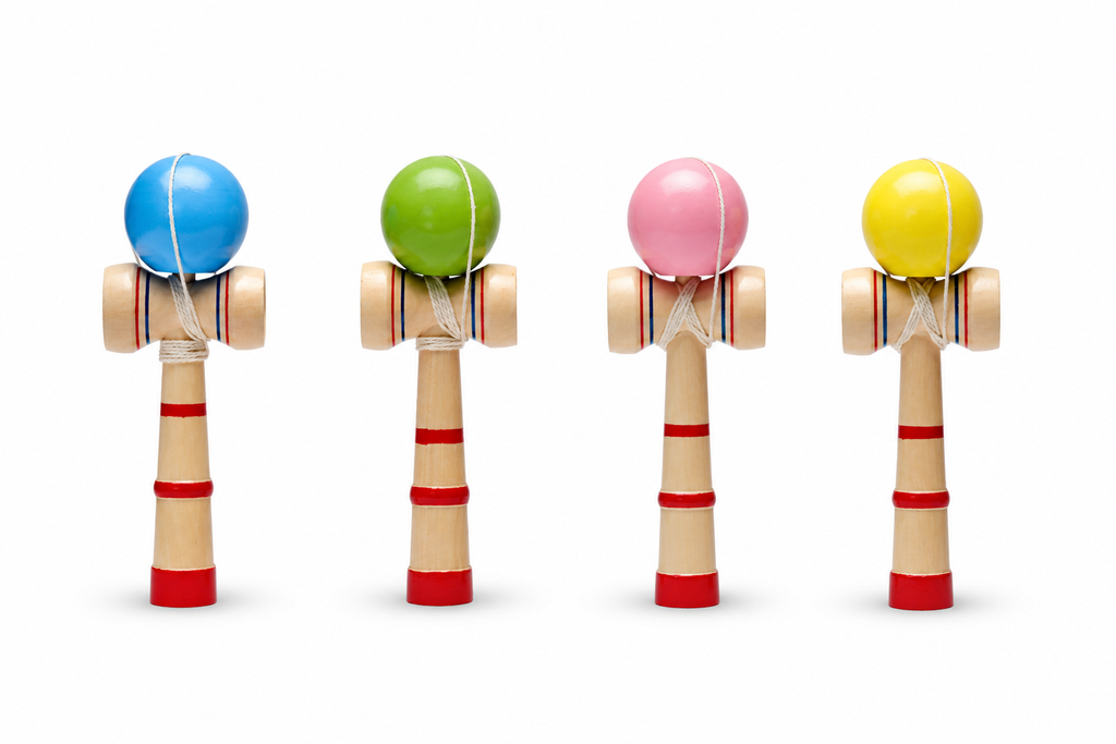 Classic Ball and Cup Game (5 Pack) - 5 Assorted Colors - $2.49 Each