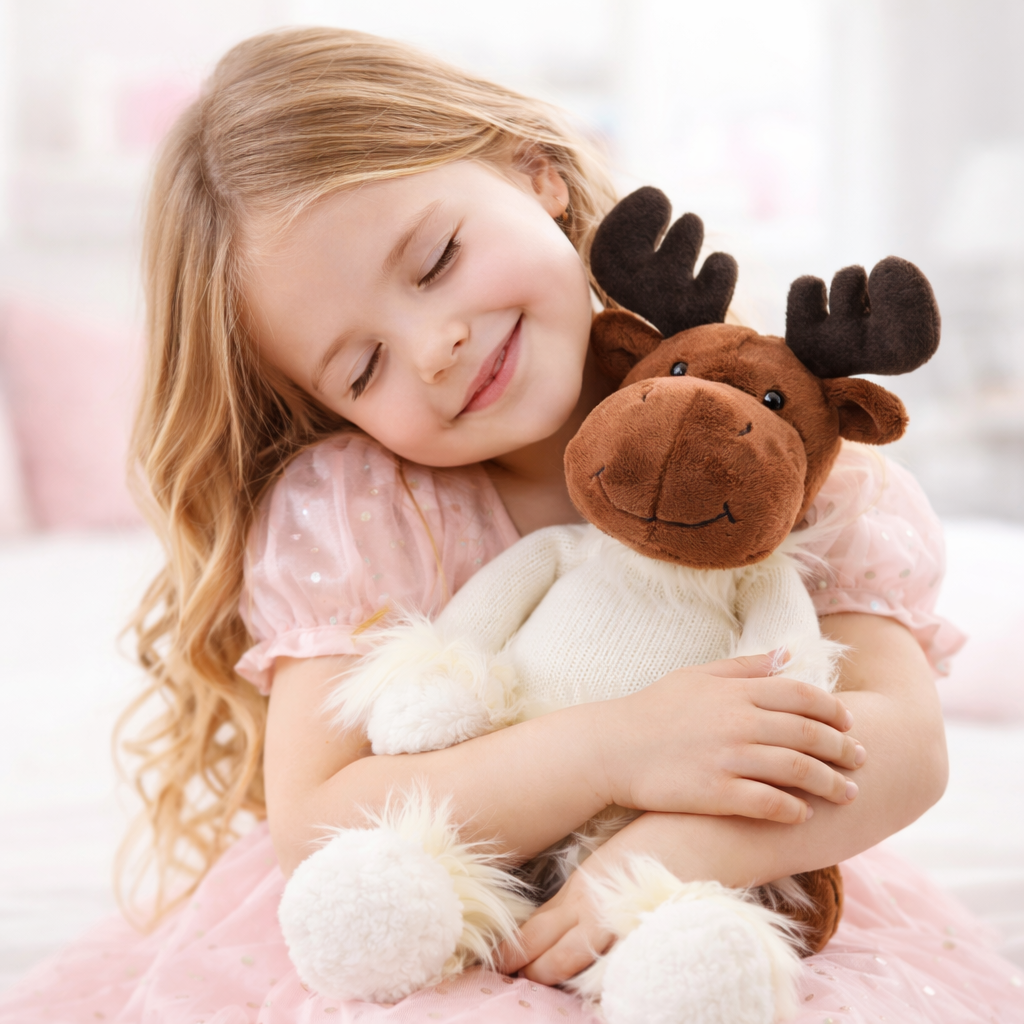 *LIMITED* Moose Plush (6 Pack) - Dahlia and Mitzi - Cozy and Cuddly Stuffy Doll, 4.99 Each