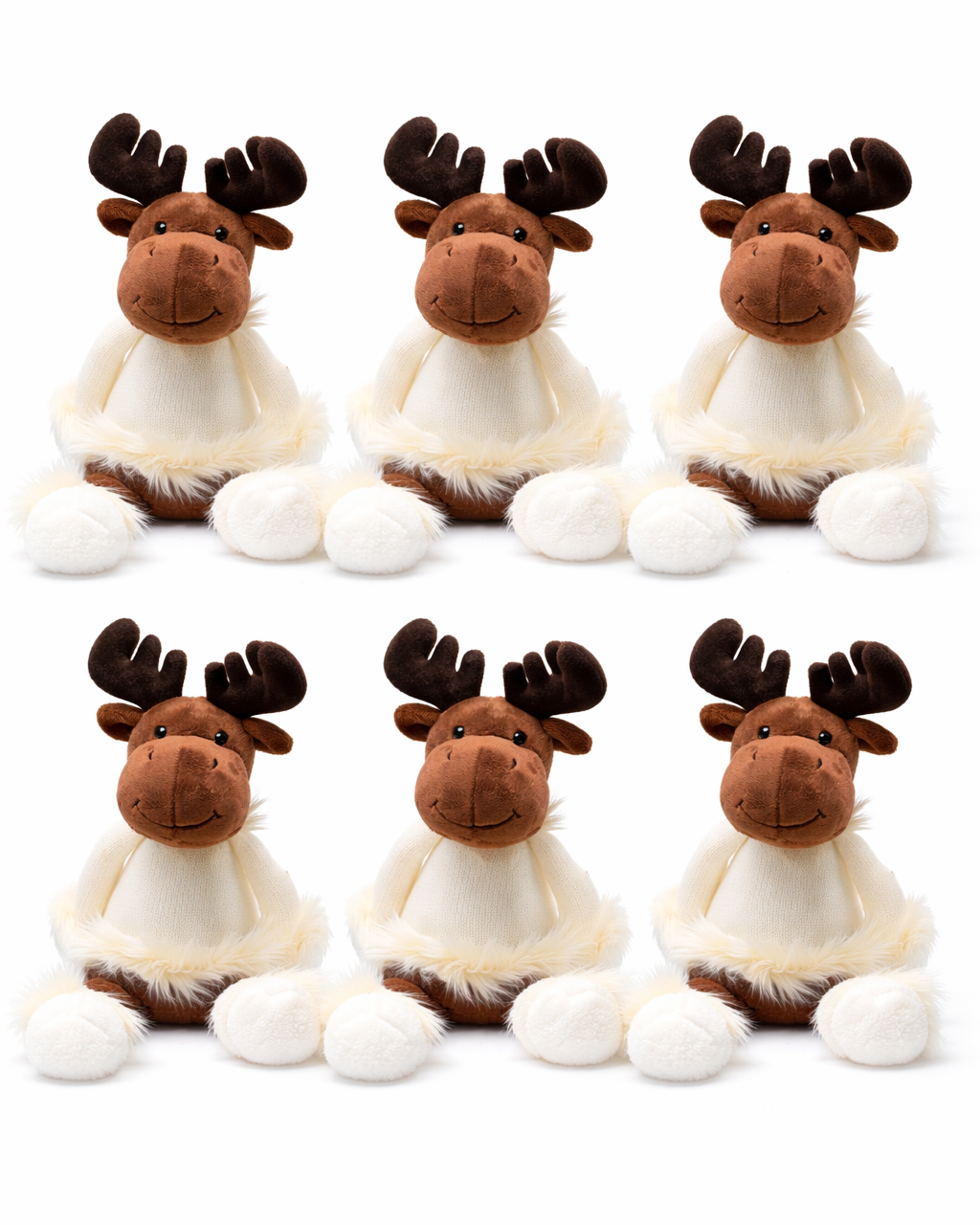 *LIMITED* Moose Plush (6 Pack) - Dahlia and Mitzi - Cozy and Cuddly Stuffy Doll, 4.99 Each