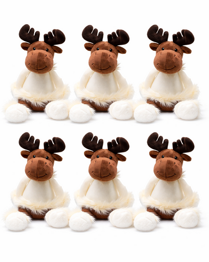 *LIMITED* Moose Plush (6 Pack) - Dahlia and Mitzi - Cozy and Cuddly Stuffy Doll, 4.99 Each