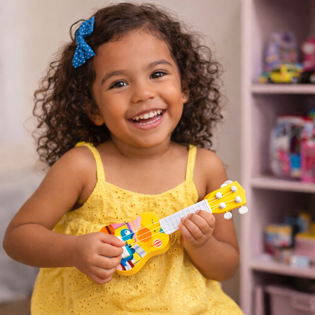 Ukelele for Kids (10 Pack) - 4 Adjustable Strings - Mini Guitar - $1.99 Each