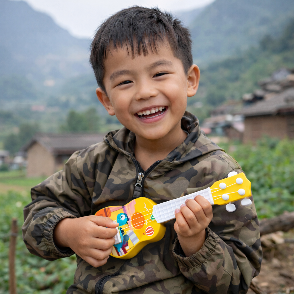 Ukelele for Kids (10 Pack) - 4 Adjustable Strings - Mini Guitar - $1.99 Each