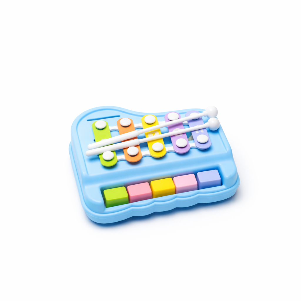 2-in-1 Mini Xylophone & Piano (10 Pack) - $3.99 Each