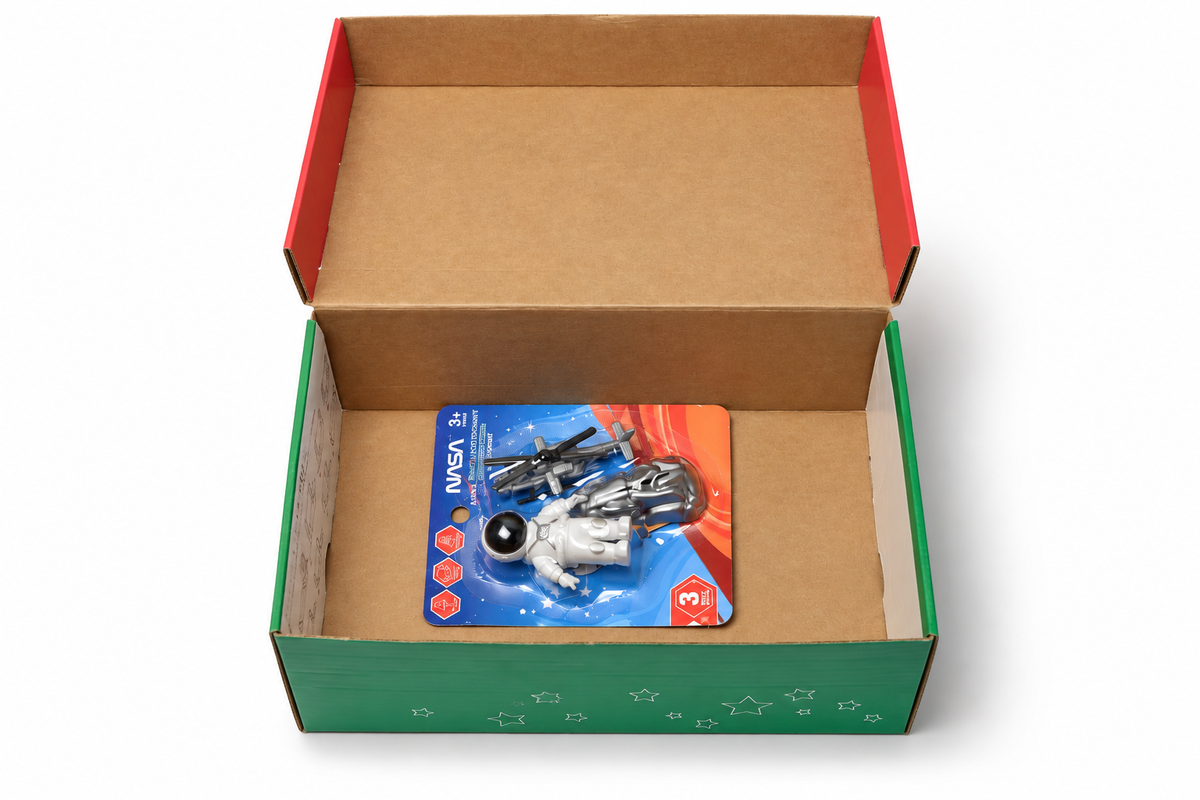 NASA Astronaut Play Set (12 Pack) 3-Piece Set - Official Toy $1.49 Per Set