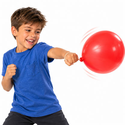 Punch Balloons (64 Pack) Assorted Colors in Each Pack, Deflated - 25¢ Each
