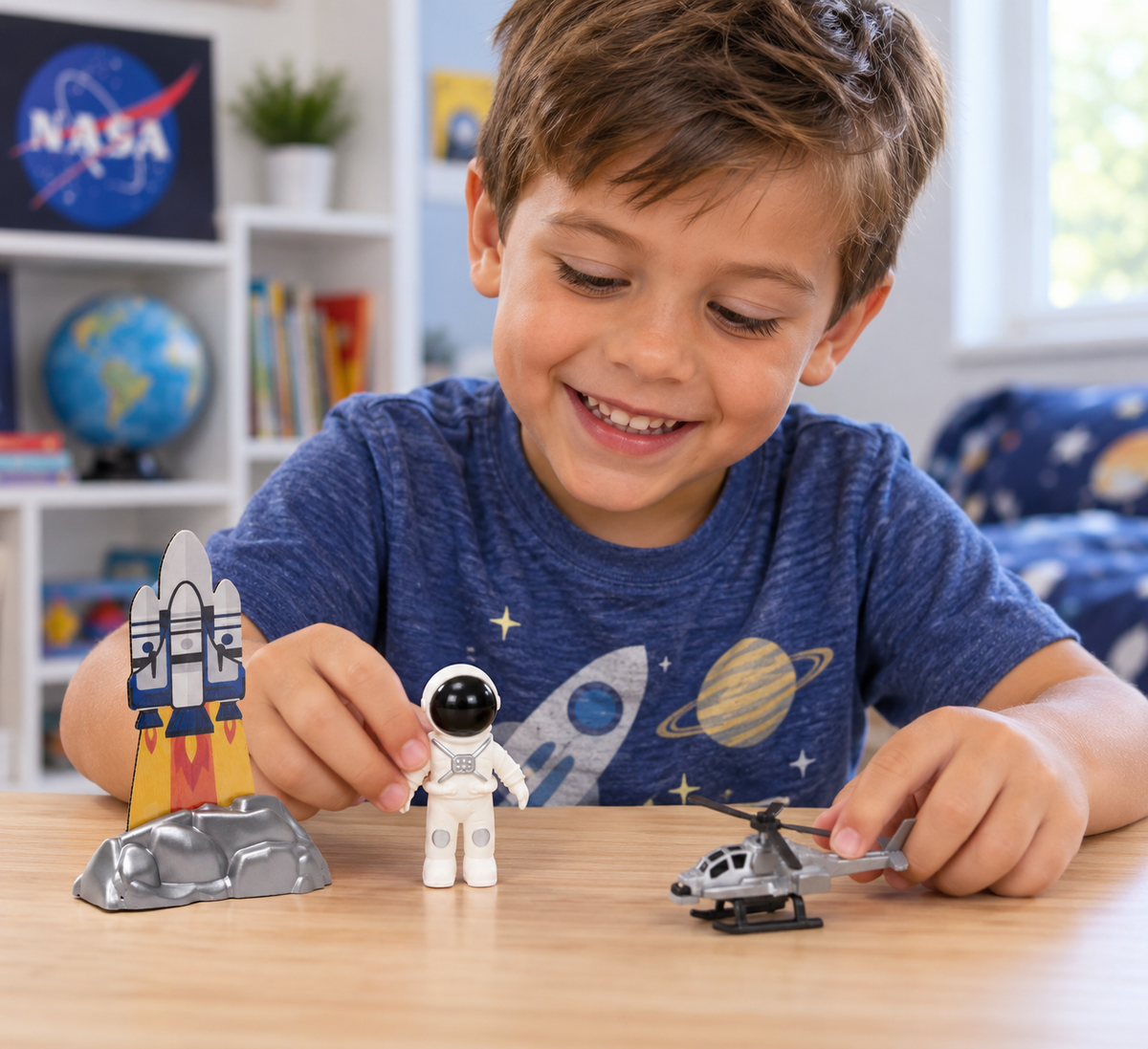 NASA Astronaut Play Set (12 Pack) 3-Piece Set - Official Toy $1.49 Per Set