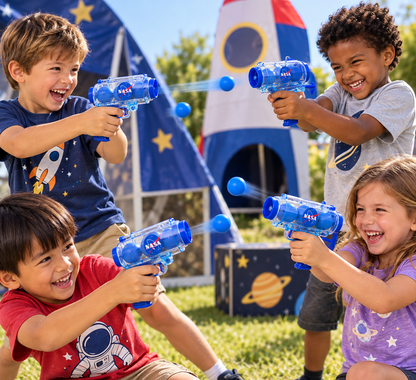NASA Space Ball Blaster (12 Pack) Red and Blue - Safe and Fun! $1.99 Each