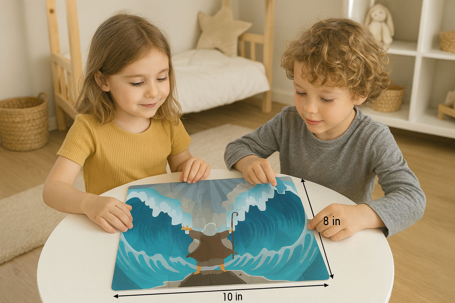 MyBible Jigsaw Puzzle (2 Pack) - Moses Parting the Red Sea - $0.99 Each
