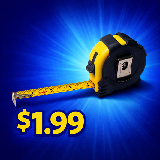 Tape Measure (12 Pack) - Meters and Feet Units - $1.99 Each