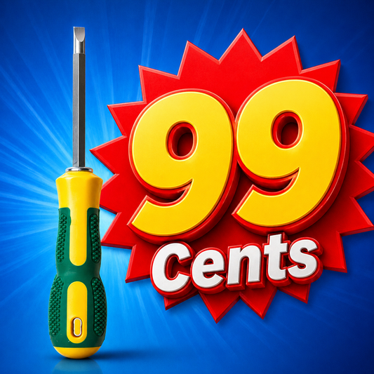 2-in-1 Screwdrivers (24 Pack) W/ Reversible Head- $.99 Each