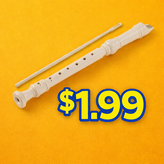 Recorders with Cleaning Rod & Finger Chart (5 Pack) - $1.99 Each