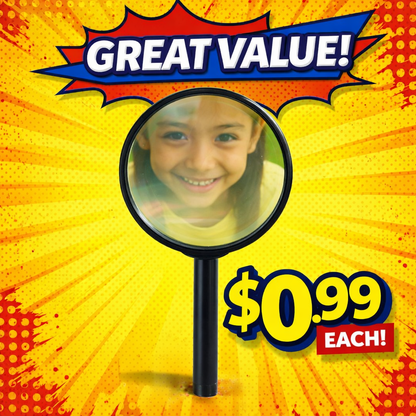 Explorer's Magnifying Glass (12 Pack) - $0.99 Each