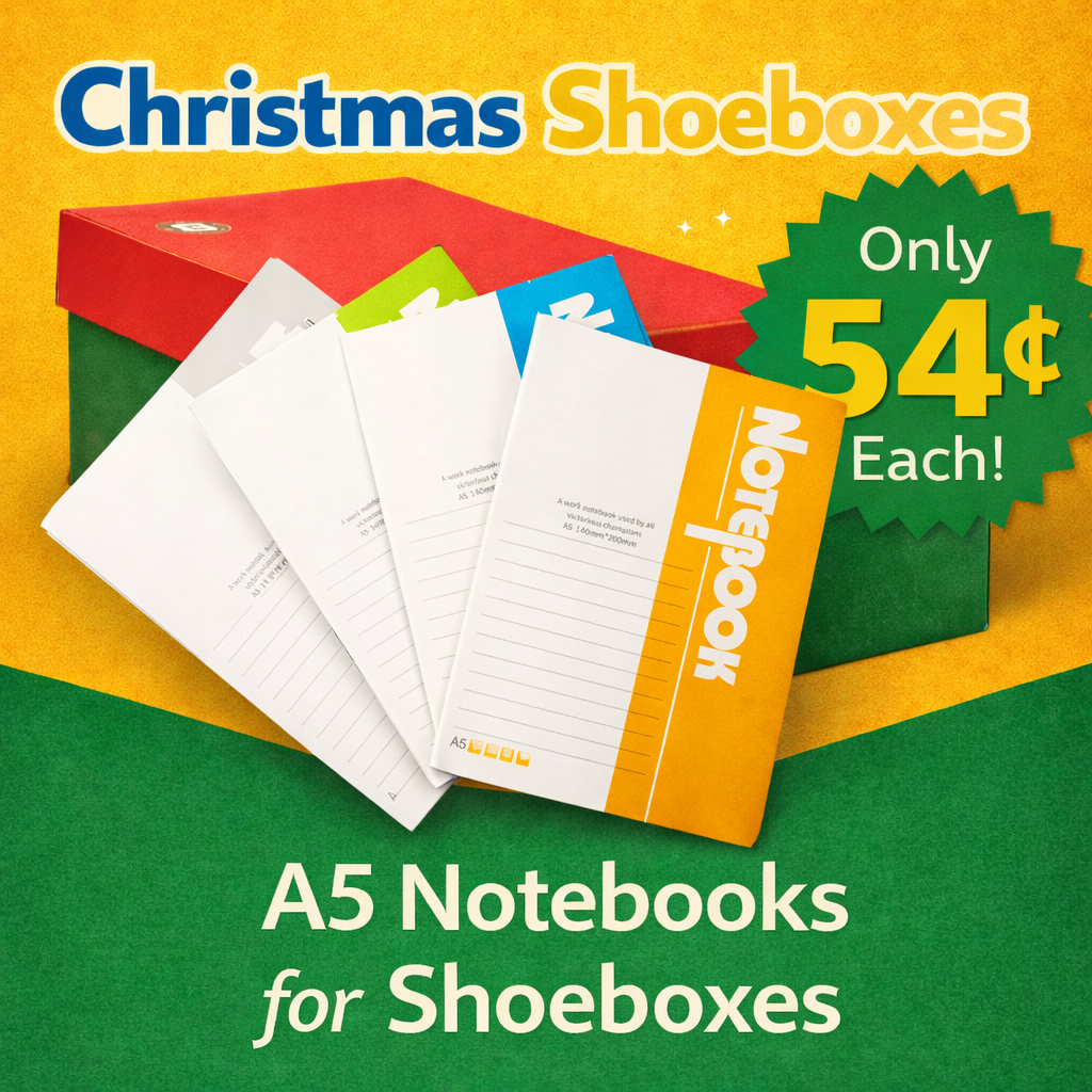 School Notebook (20 Pack) - Soft Cover, Assorted Colors - $0.54 Each