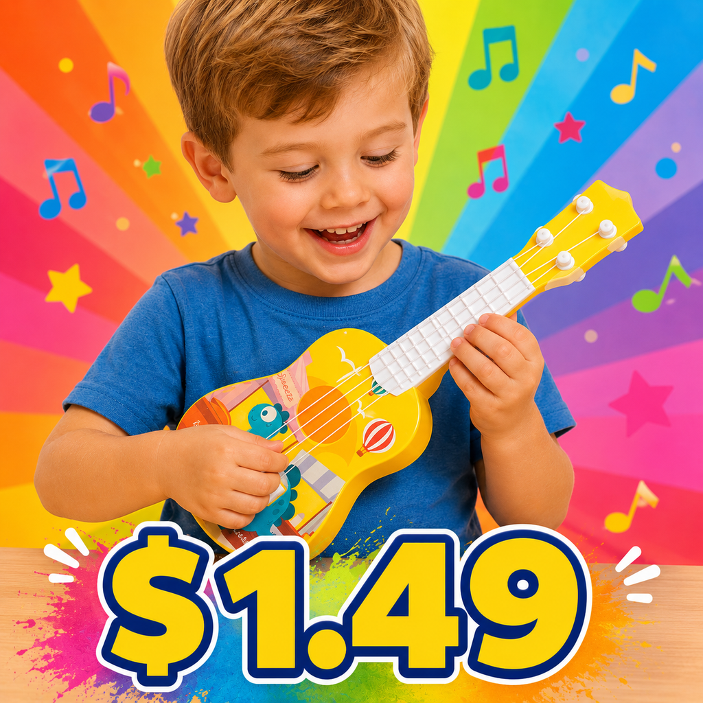 Ukelele for Kids (10 Pack) - 10" Perfect First Instrument - $1.49 Each