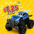 Monster Truck (12 Pack) Multiple Colors - $1.25 Each
