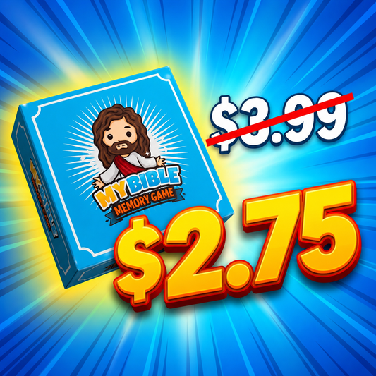 My Bible Matching Game (5 Pack) - Bible Card Game for Memory Development - $2.75 Each