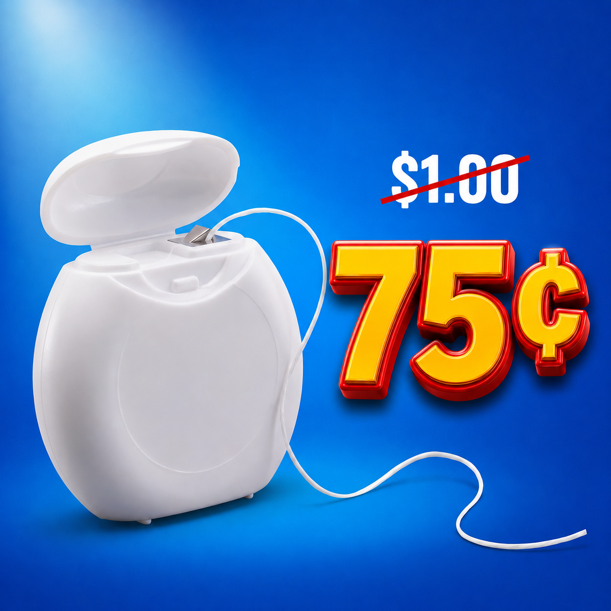 Dental Floss - 54 Yards of Floss (12 Pack) - $0.75 Each