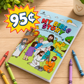 Coloring Books - My Bible Story  - 50 Designs (10 Pack) - $0.95 Each