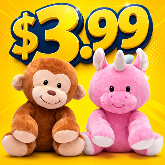 Super Plushies (6 Pack) - Wellobeez - Anti-Microbial - $3.99 Each